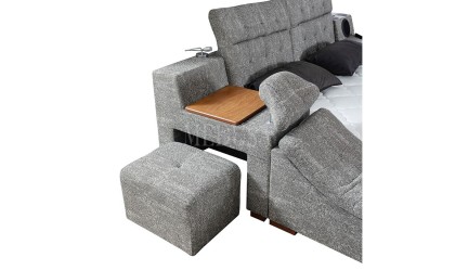 Medusa Home Mobilya - Luxe Life Gri Karyola