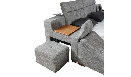 Medusa Home Mobilya - Luxe Life Gri Karyola