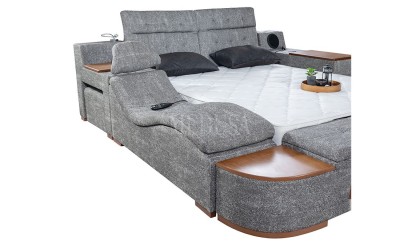 Medusa Home Mobilya - Luxe Life Gri Karyola