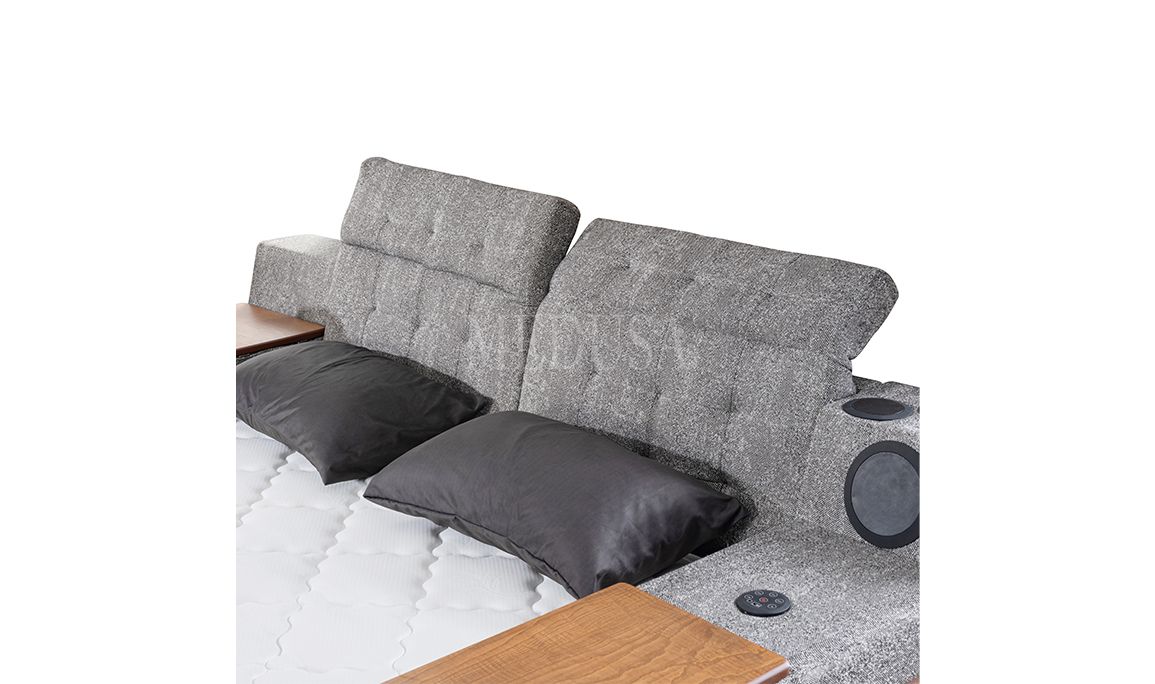 Medusa Home Mobilya - Luxe Life Gri Karyola
