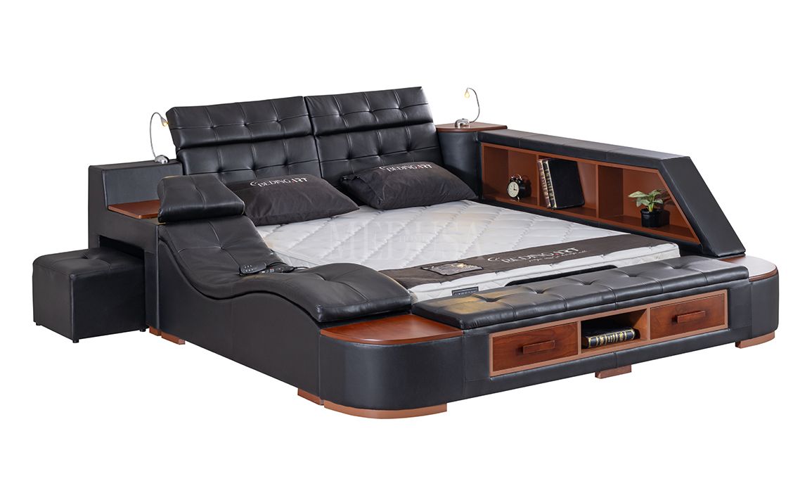 Medusa Home Mobilya - Luxe Life Siyah Karyola