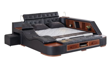 Medusa Home Mobilya - Luxe Life Siyah Karyola