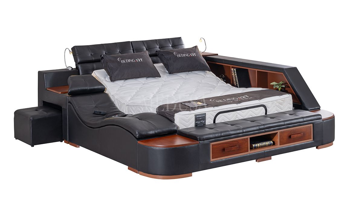 Medusa Home Mobilya - Luxe Life Siyah Karyola