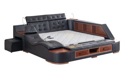 Medusa Home Mobilya - Luxe Life Siyah Karyola