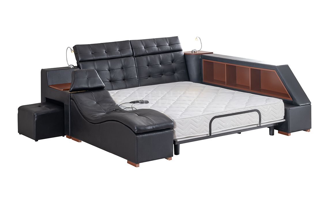 Medusa Home Mobilya - Luxe Life Siyah Karyola