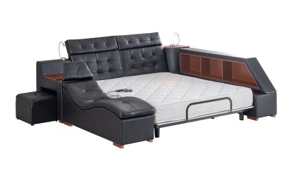 Medusa Home Mobilya - Luxe Life Siyah Karyola