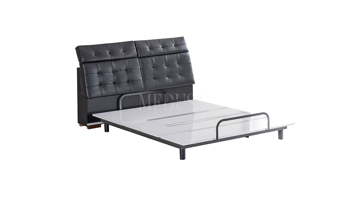 Medusa Home Mobilya - Luxe Life Siyah Karyola