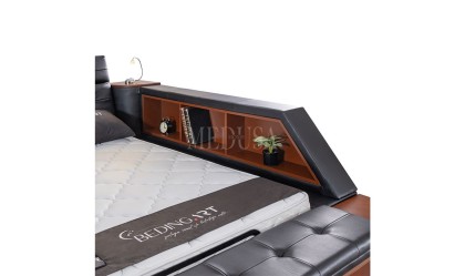 Medusa Home Mobilya - Luxe Life Siyah Karyola