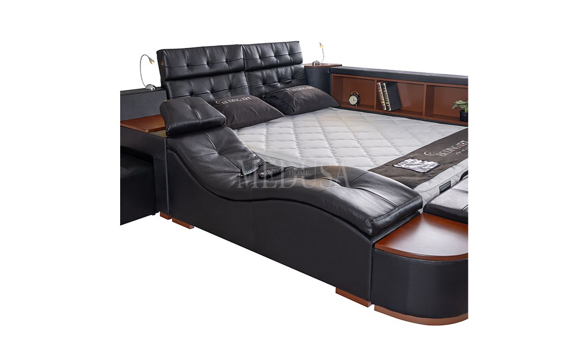 Medusa Home Mobilya - Luxe Life Siyah Karyola