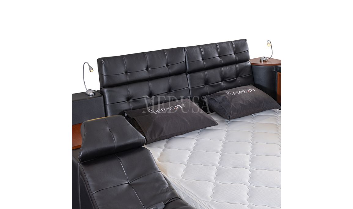 Medusa Home Mobilya - Luxe Life Siyah Karyola