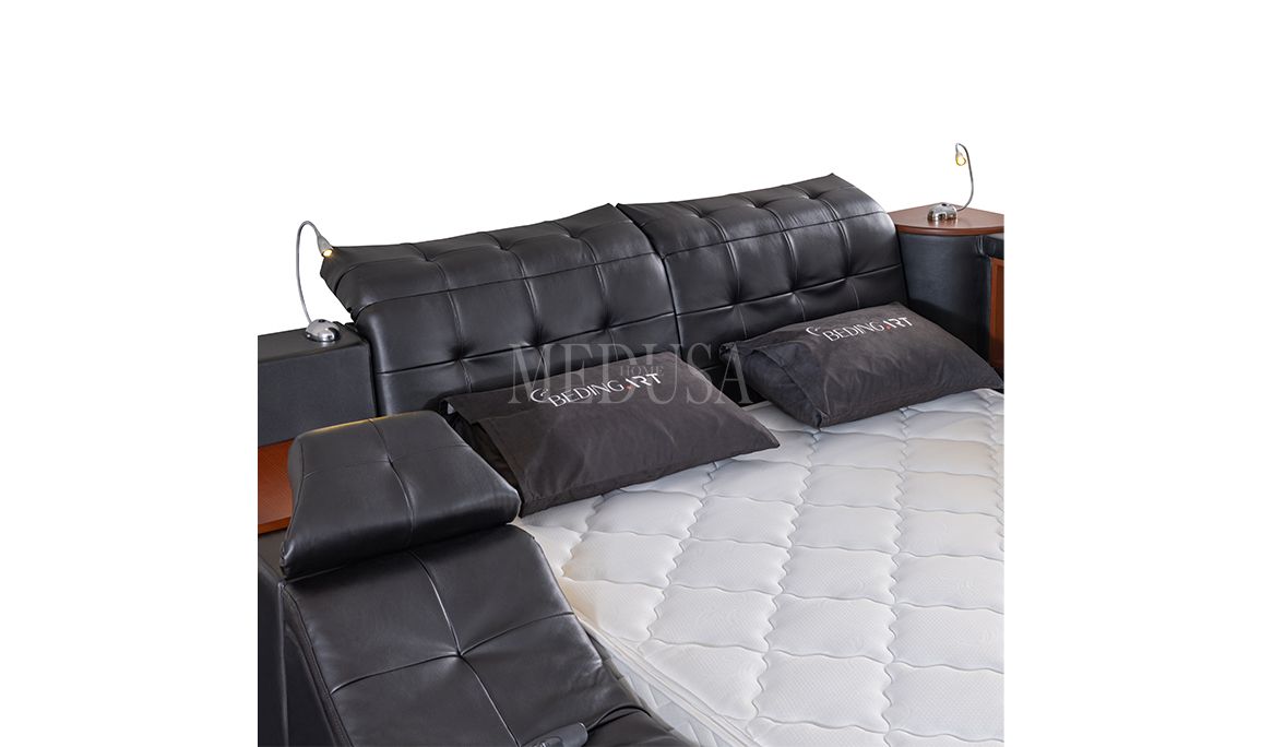 Medusa Home Mobilya - Luxe Life Siyah Karyola