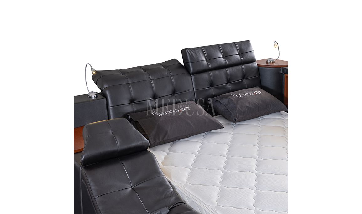 Medusa Home Mobilya - Luxe Life Siyah Karyola