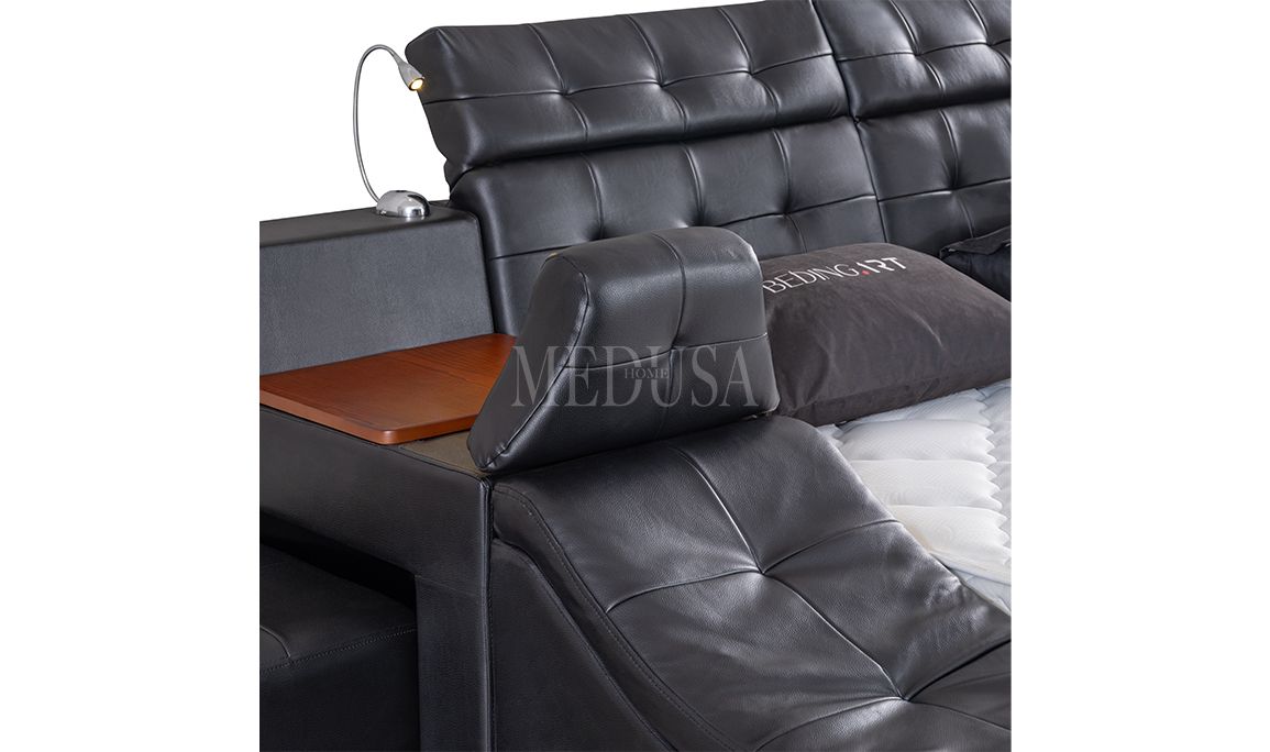 Medusa Home Mobilya - Luxe Life Siyah Karyola