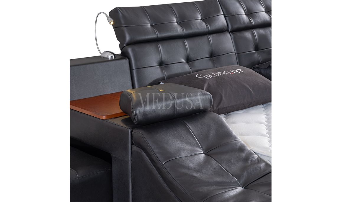 Medusa Home Mobilya - Luxe Life Siyah Karyola