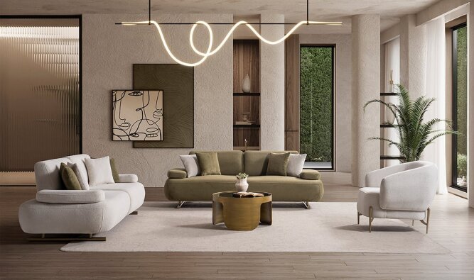 Medusa Home Mobilya - Lycon Koltuk Takımı - Modern Koltuk Takımları
