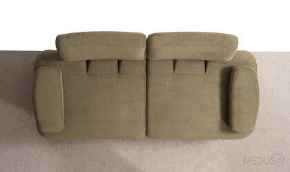 Medusa Home Mobilya - Lycon Yeşil Üçlü Koltuk