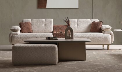 Medusa Home Mobilya - Lyken Ses Sistemli Üçlü Koltuk