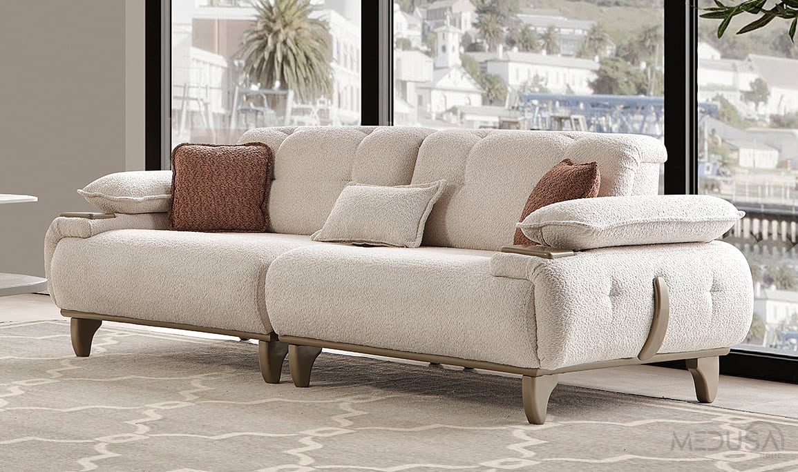 Medusa Home Mobilya - Lyken Üçlü Koltuk