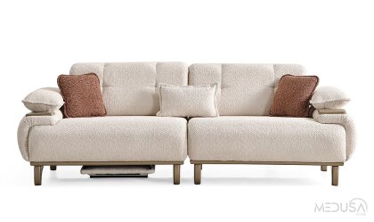 Medusa Home Mobilya - Lyken Üçlü Koltuk