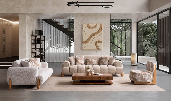 Medusa Home Mobilya - Madrico Koltuk Takımı - Modern Koltuk Takımları