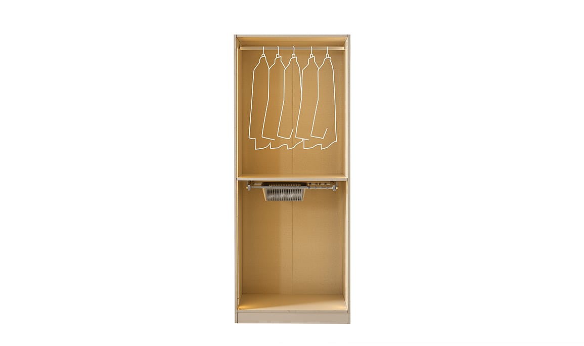 Medusa Home Mobilya - Madrid 2'li Pantolonluklu Dolap