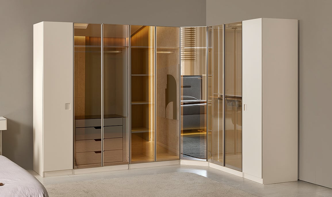 Medusa Home Mobilya - Madrid Duo Köşe Gardırop