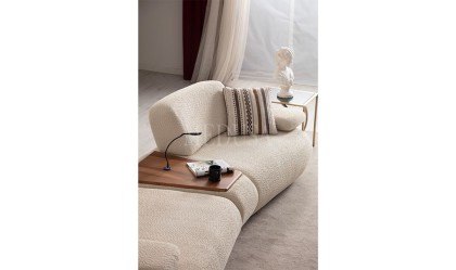 Medusa Home Mobilya - Madrid Sehpalı Üçlü Koltuk