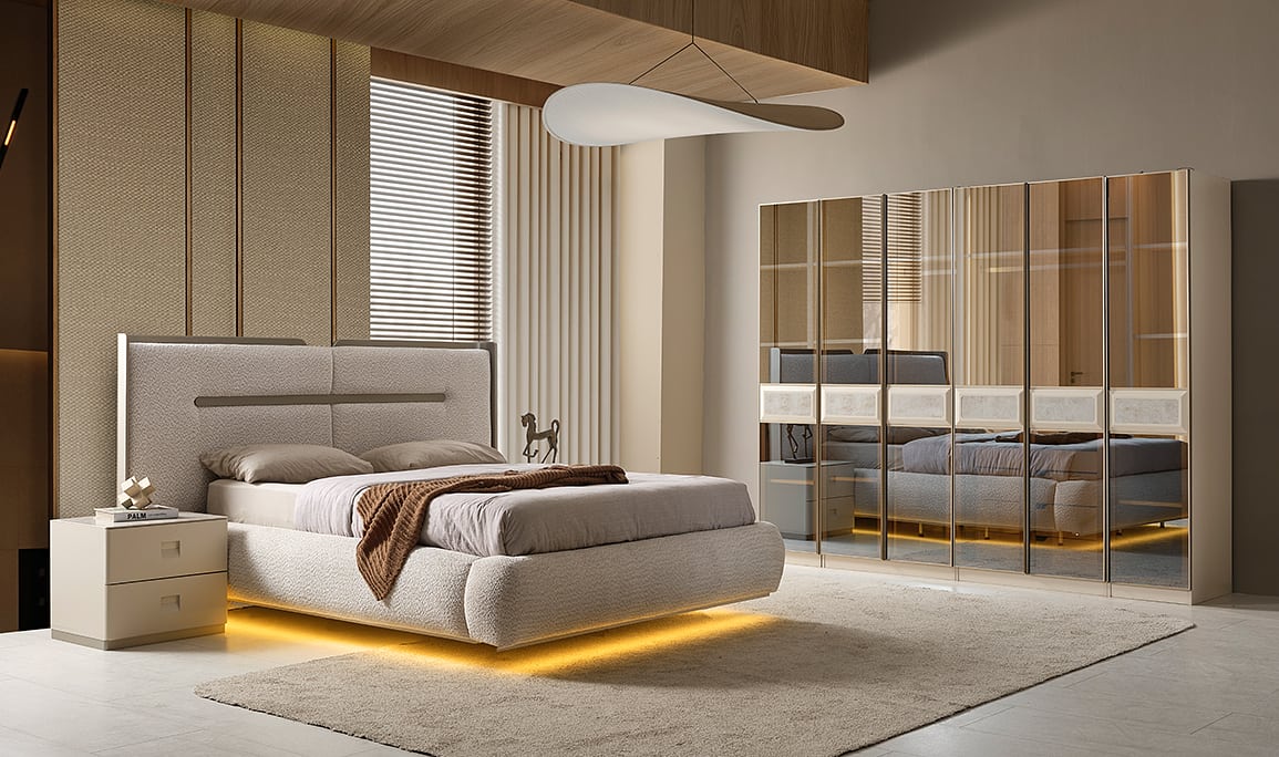Medusa Home Mobilya - Madrid Seramik Yatak Odası