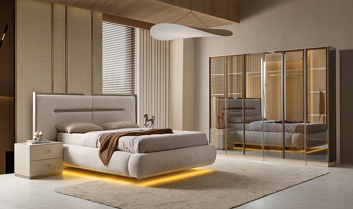 Medusa Home Mobilya - Madrid Seramik Yatak Odası