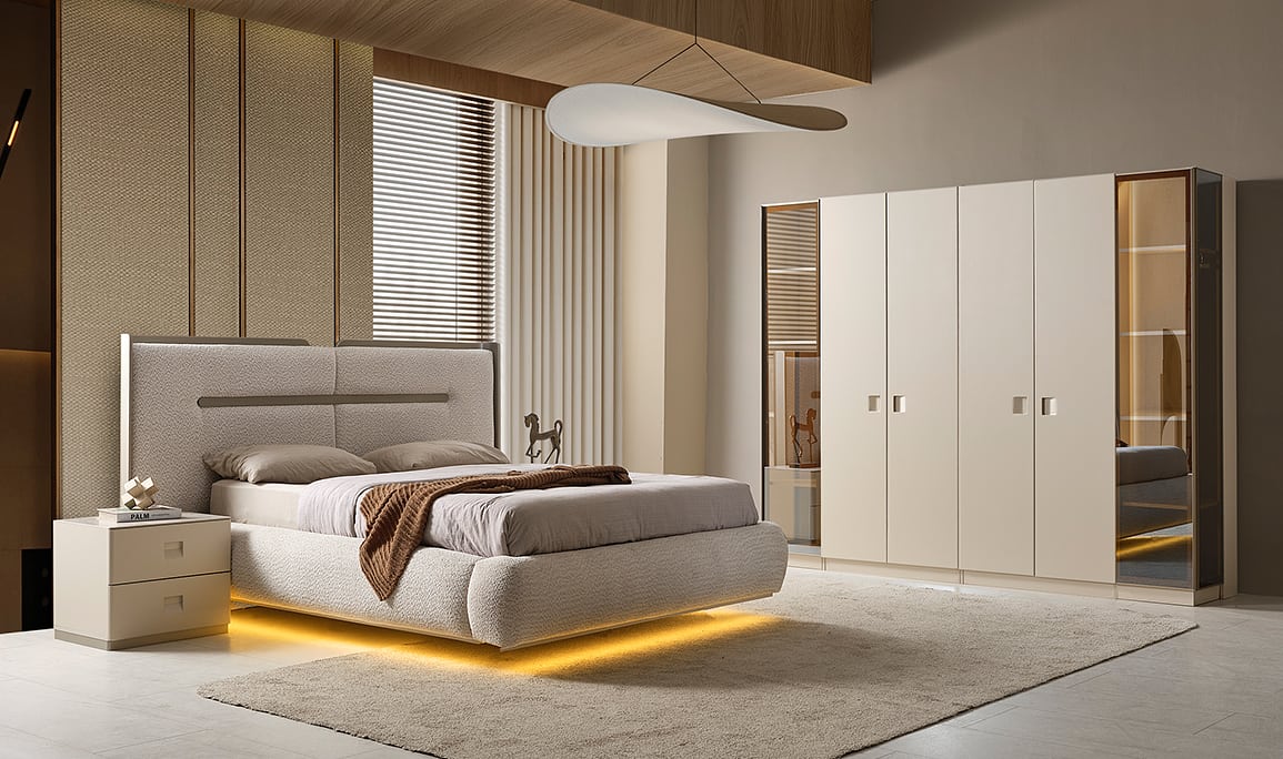 Medusa Home Mobilya - Madrid Seramik Yatak Odası