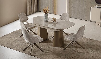 Medusa Home Mobilya - Madrid Seramik Yemek Odası