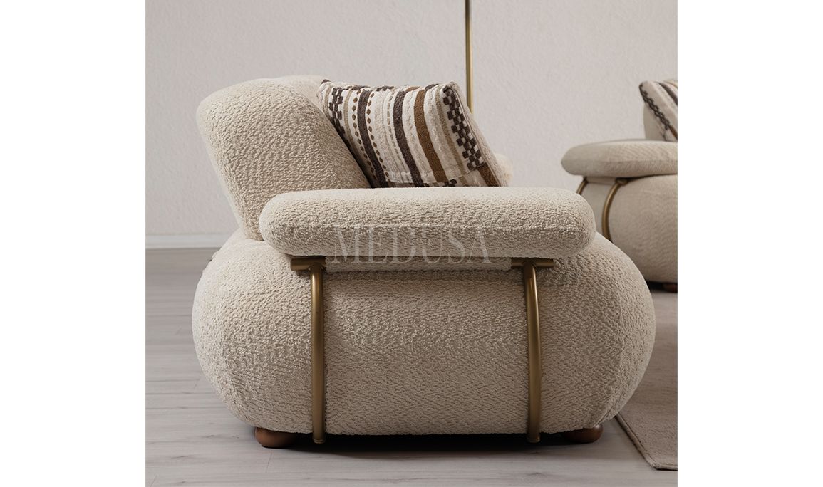 Medusa Home Mobilya - Madrid Üçlü Koltuk