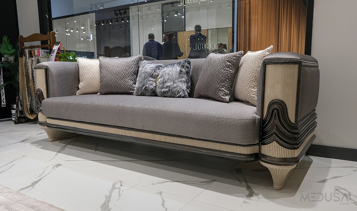 Medusa Home Mobilya - Maestro Art Üçlü Koltuk