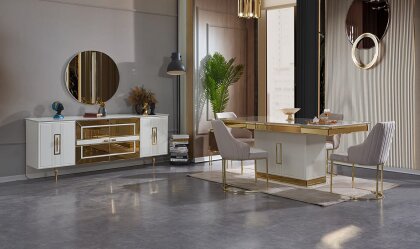 Medusa Home Mobilya - Majeste Yemek Odası - Luxury Yemek Odaları Medusa Home Mobilya - Majeste Yemek Odası - Luxury Yemek Odaları