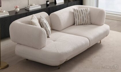 Medusa Home Mobilya - Manetti Antik Üçlü Koltuk