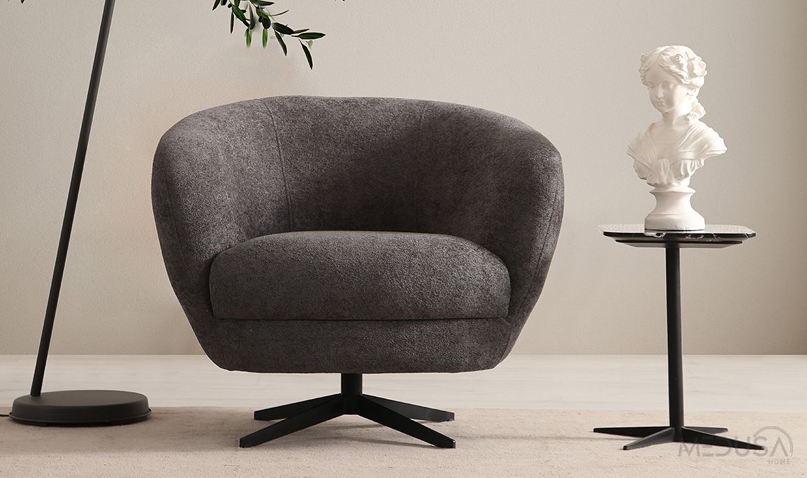 Medusa Home Mobilya - Manetti Döner Berjer