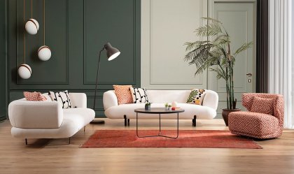 Medusa Home - Manetti Ekru Koltuk Takımı Medusa Home - Manetti Ekru Koltuk Takımı