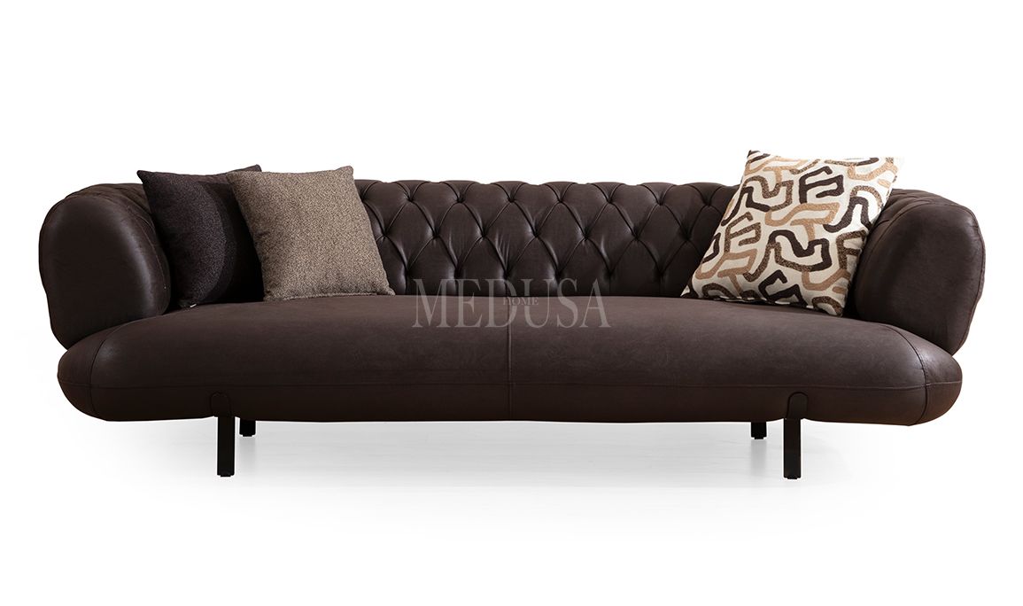 Medusa Home Mobilya - Manetti Kahve Koltuk Takımı