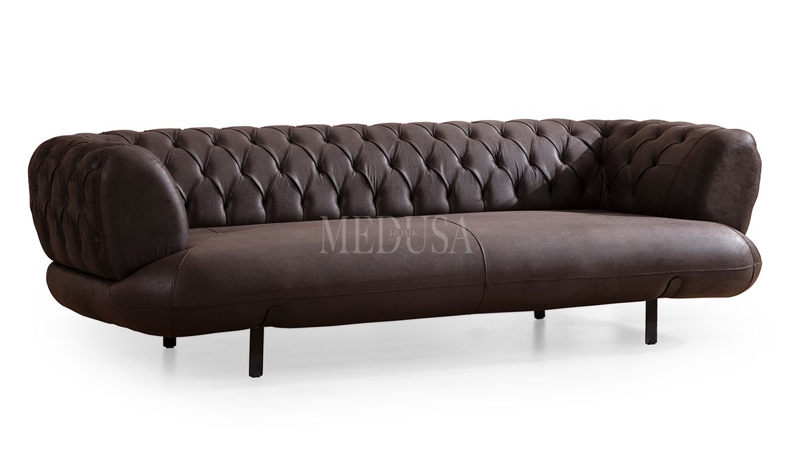 Medusa Home Mobilya - Manetti Kahve Koltuk Takımı