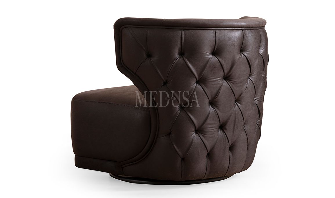 Medusa Home Mobilya - Manetti Kahve Koltuk Takımı