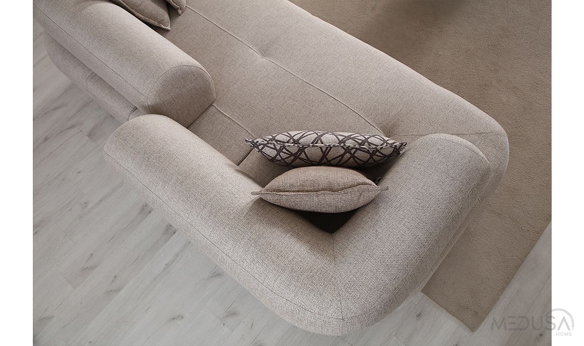 Medusa Home Mobilya - Manetti Premium Yataklı Üçlü Koltuk