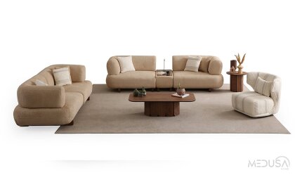 Medusa Home Mobilya - Manetti Wood Koltuk Takımı