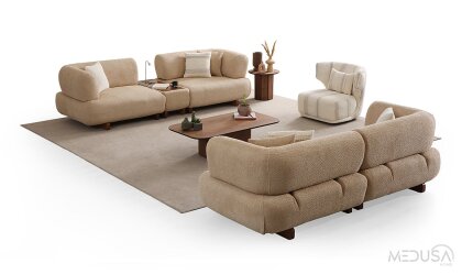 Medusa Home Mobilya - Manetti Wood Koltuk Takımı