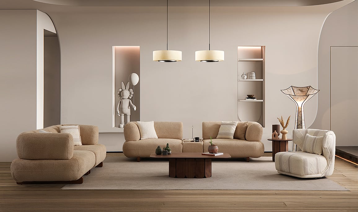 Medusa Home Mobilya - Manetti Wood Koltuk Takımı