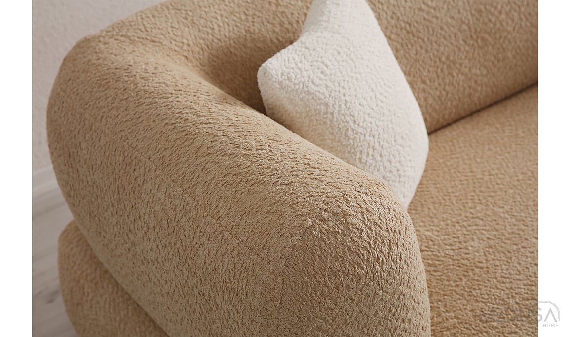 Medusa Home Mobilya - Manetti Wood Üçlü Koltuk