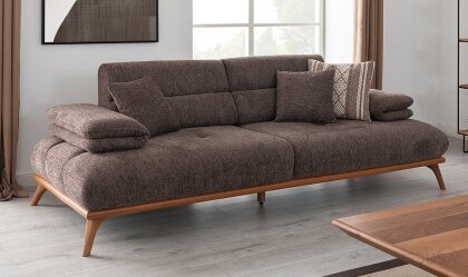 Medusa Home - Manza Kahve Üçlü Koltuk Medusa Home - Manza Kahve Üçlü Koltuk