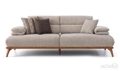 Medusa Home Mobilya - Manza Üçlü Koltuk