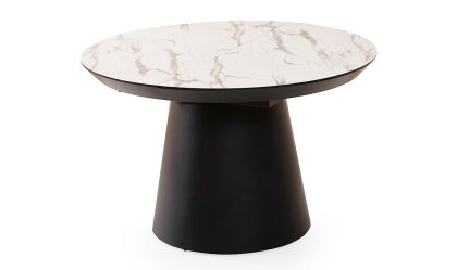 Medusa Home - Marble Açılabilir Yuvarlak Masa Medusa Home - Marble Açılabilir Yuvarlak Masa
