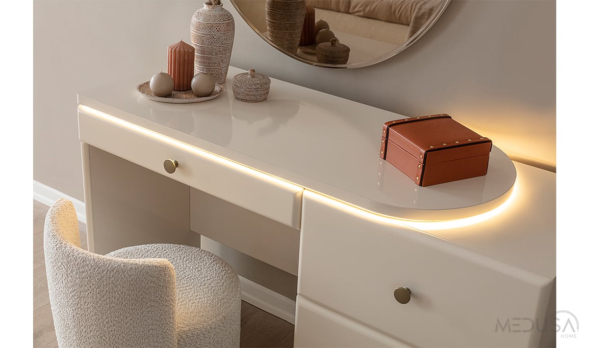 Medusa Home Mobilya - Marcel 3 Kapı Aynalı Yatak Odası