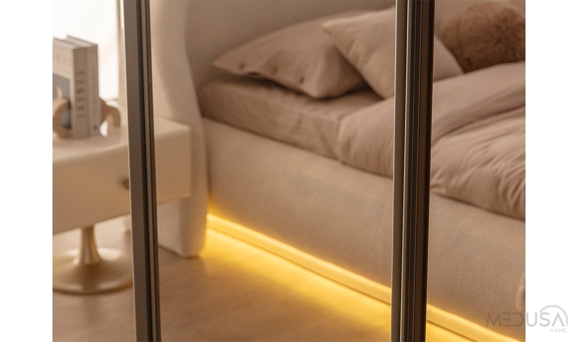 Medusa Home Mobilya - Marcel 3 Kapı Aynalı Yatak Odası